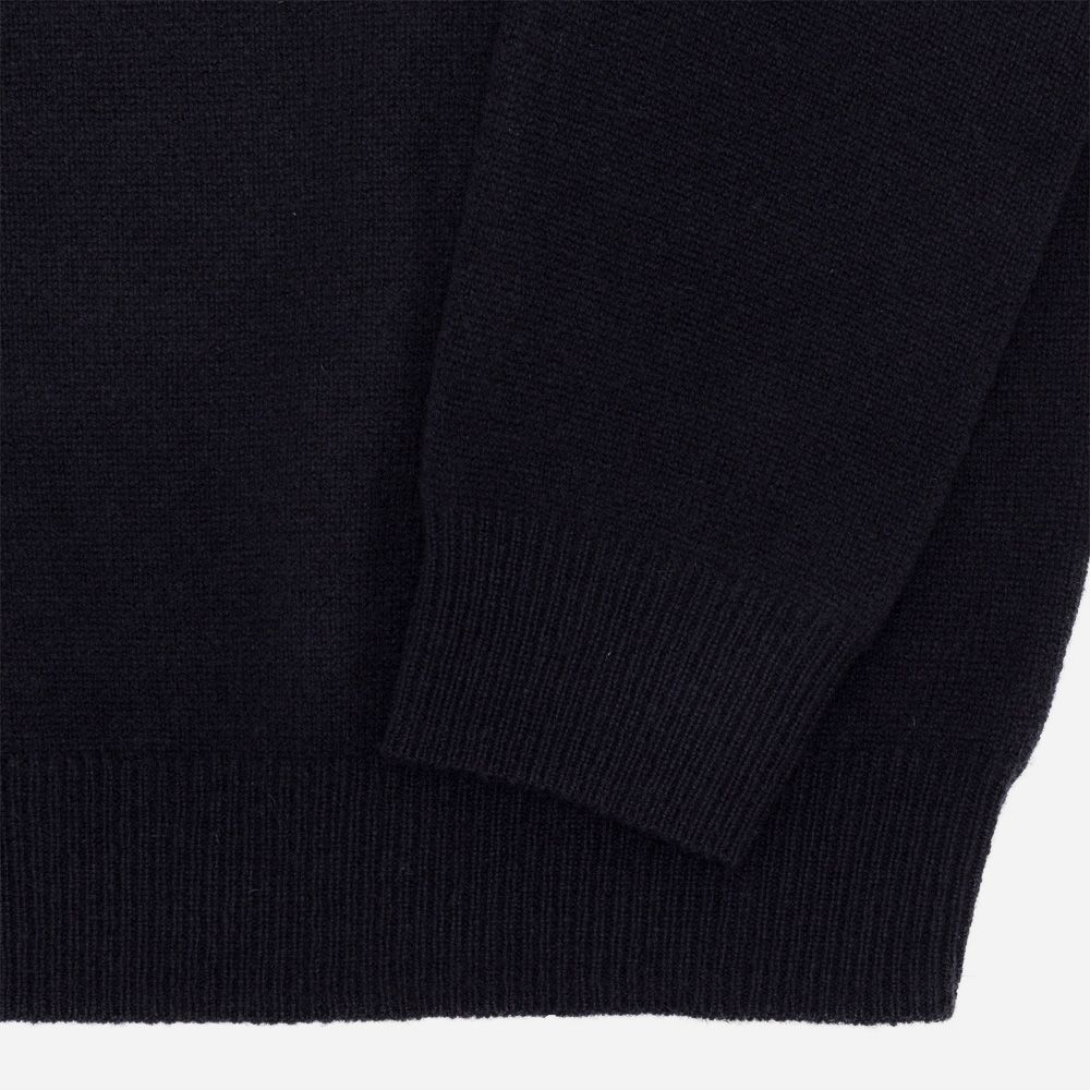 Crew Neck Lambswool -  Navy