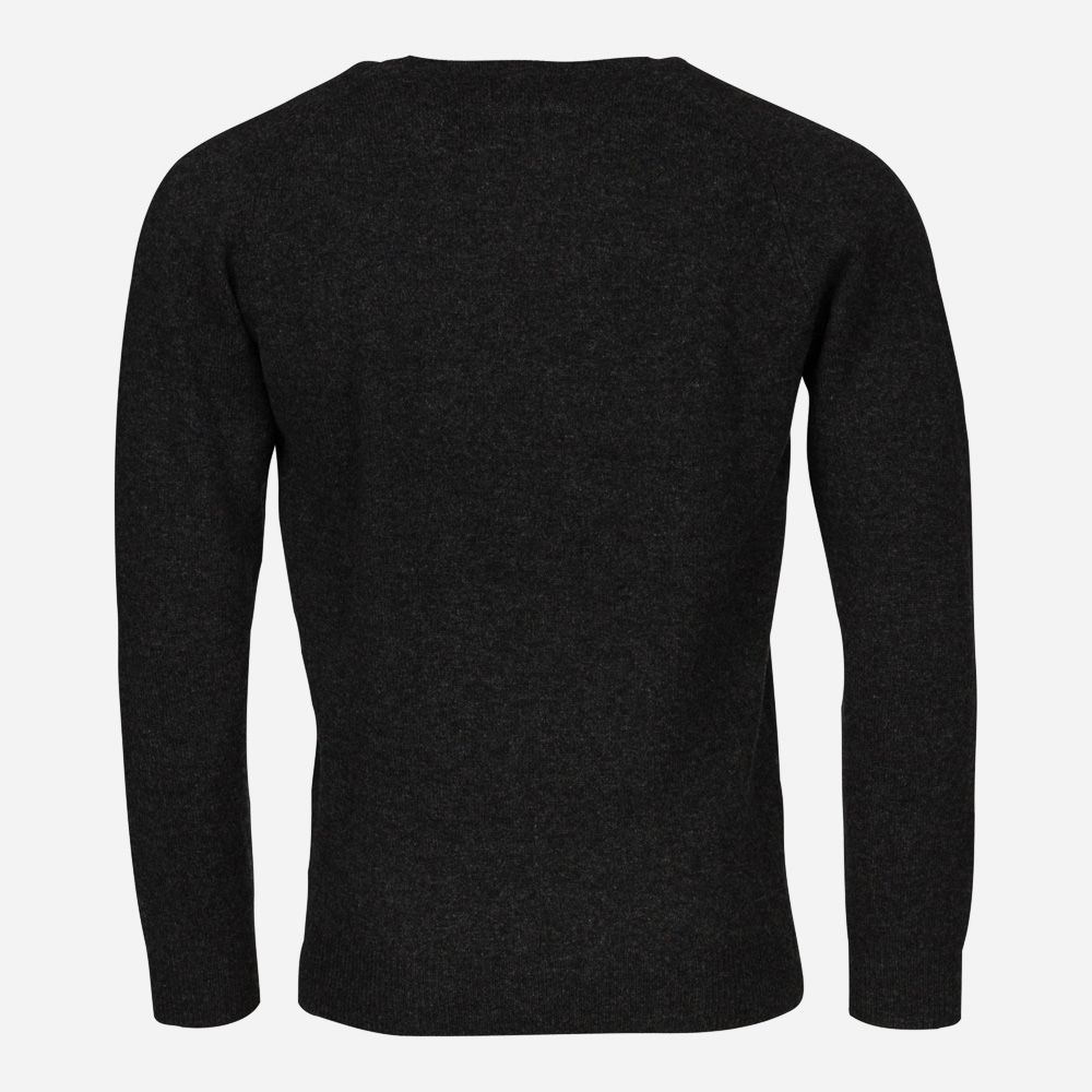 Crew Neck Lambswool - Charcoal