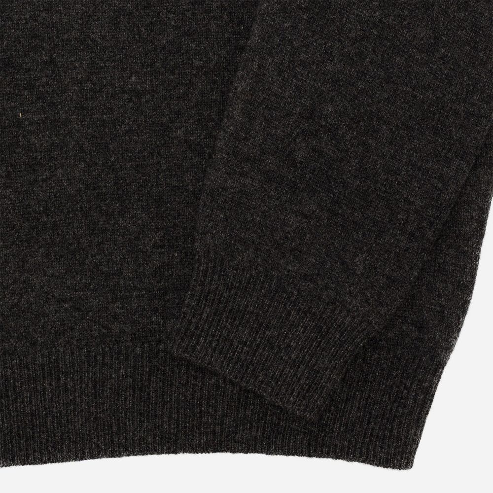 Crew Neck Lambswool - Charcoal