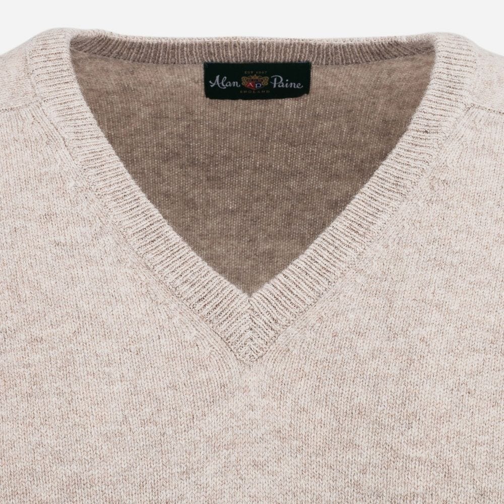 V-Neck Lambswool - Cobble