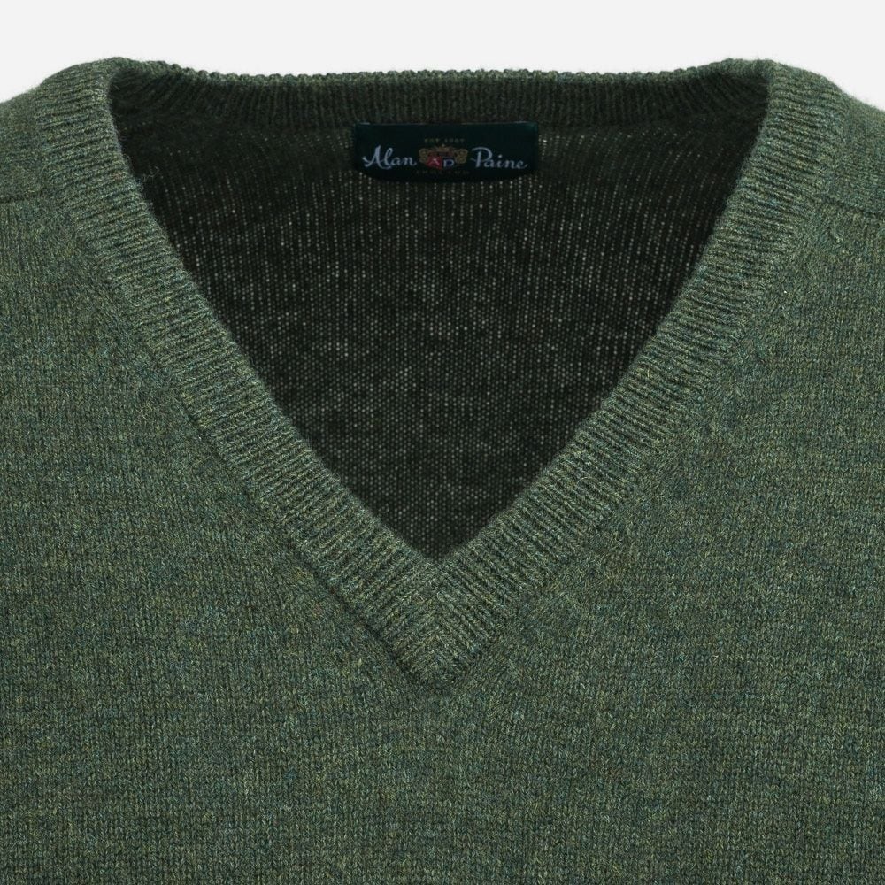 V-Neck Lambswool - Rosemary