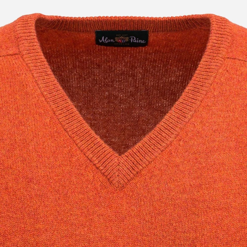 V-Neck Lambswool - Ember