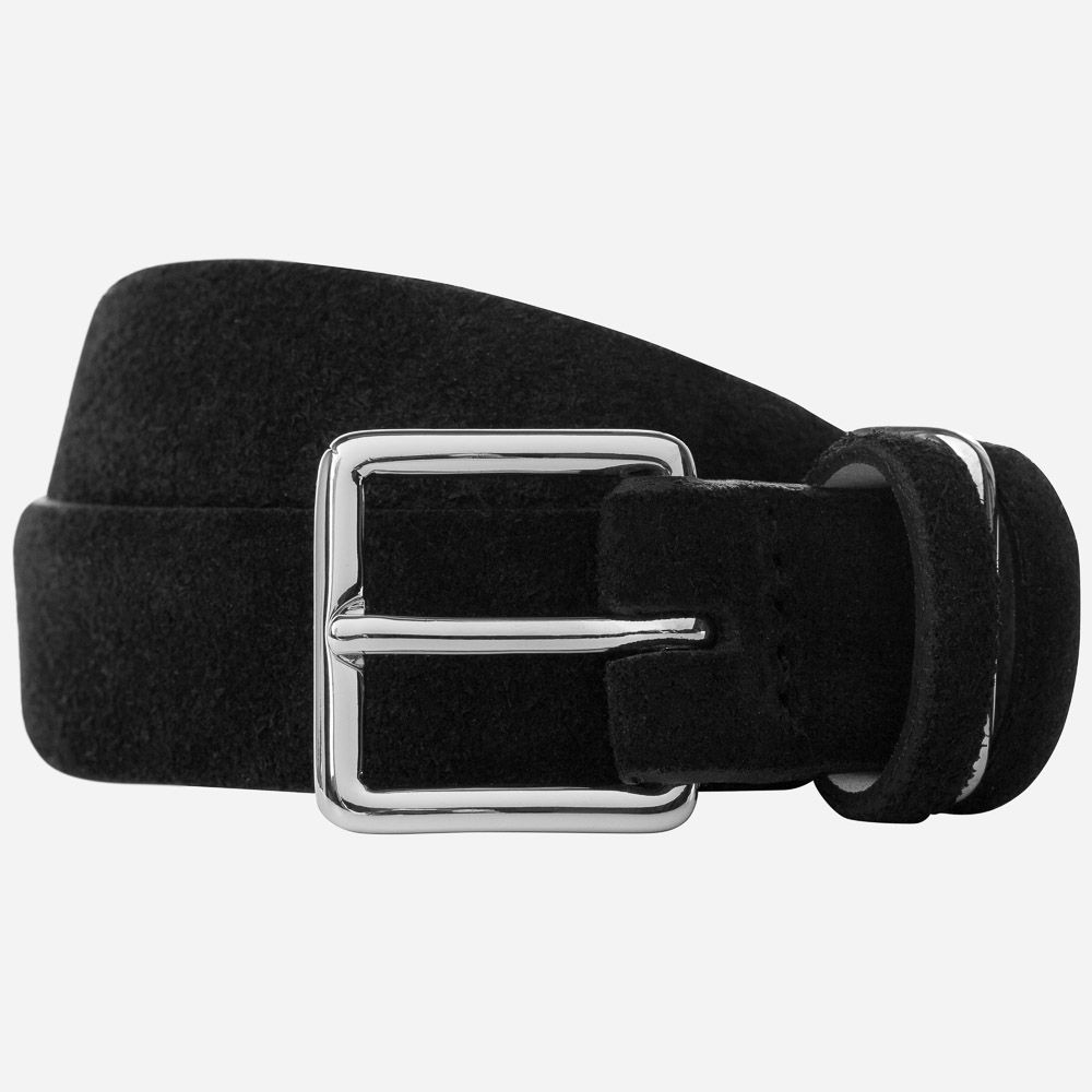 2.5cm Suede Buckster Negro