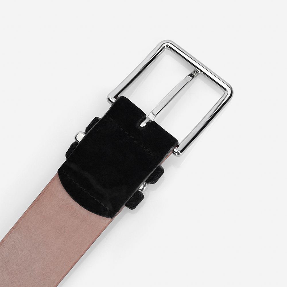 4cm Suede Buckster Negro
