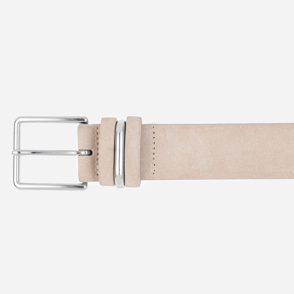 4cm Suede Buckster Marfil