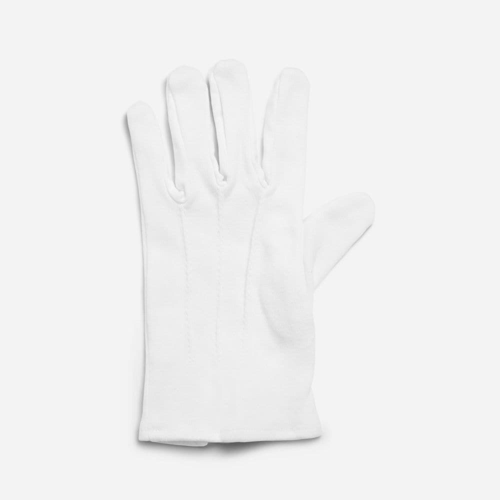 White Gloves Cotton