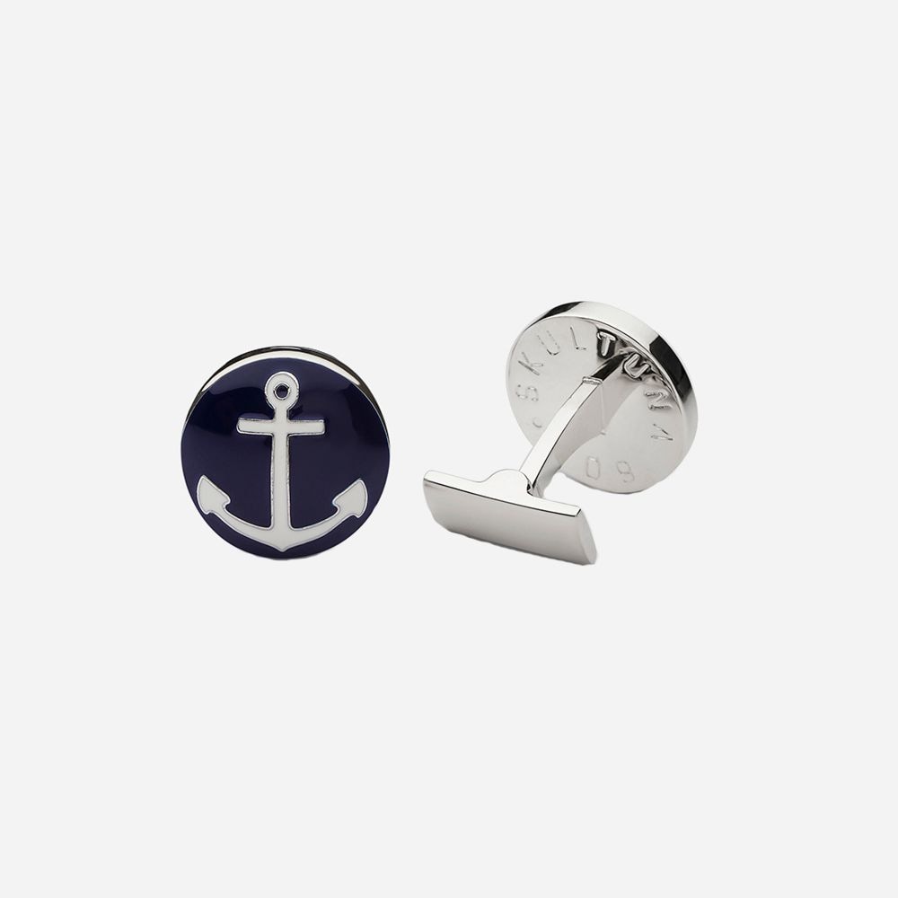 Anchor Silver Blue/White