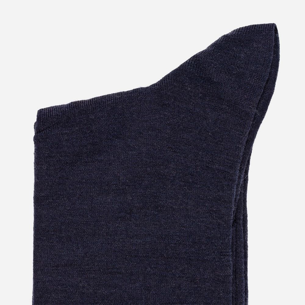 Eton Fine Wool Plain Dark Blue