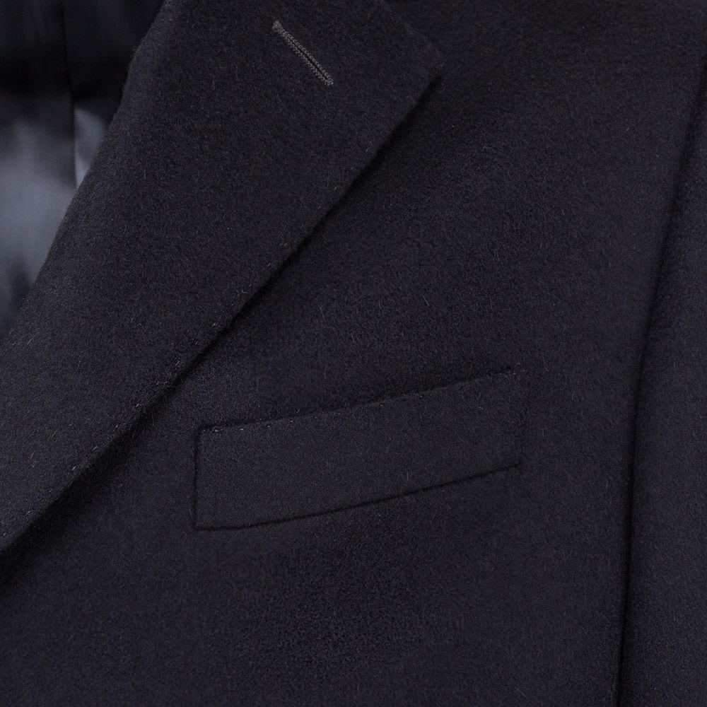 Wool Coat - Navy