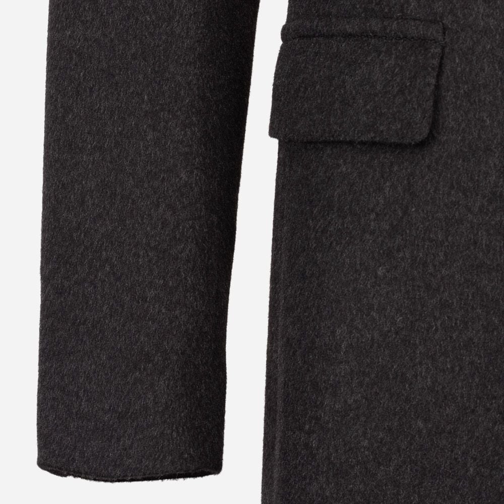 Wool Coat - Dark Grey