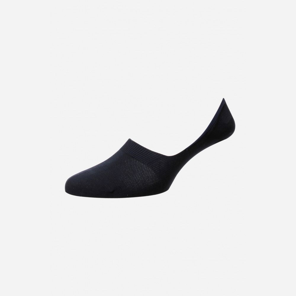 No-Show Cotton Sock - Navy
