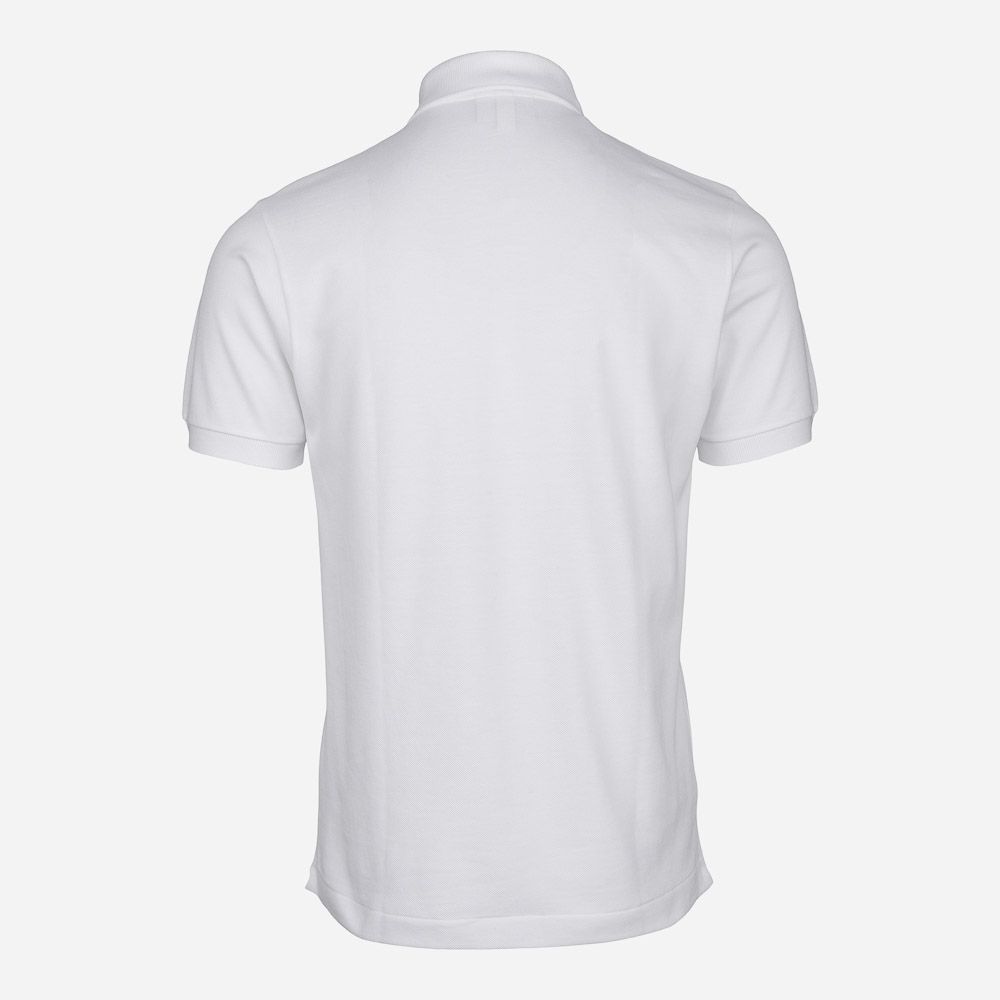 Regular Short Sleeve Piqué - White
