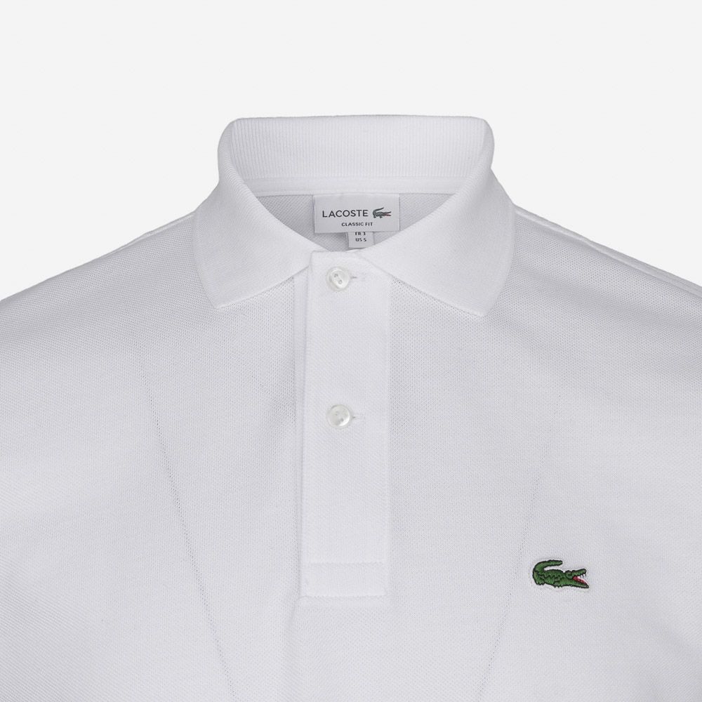 Regular Short Sleeve Piqué - White