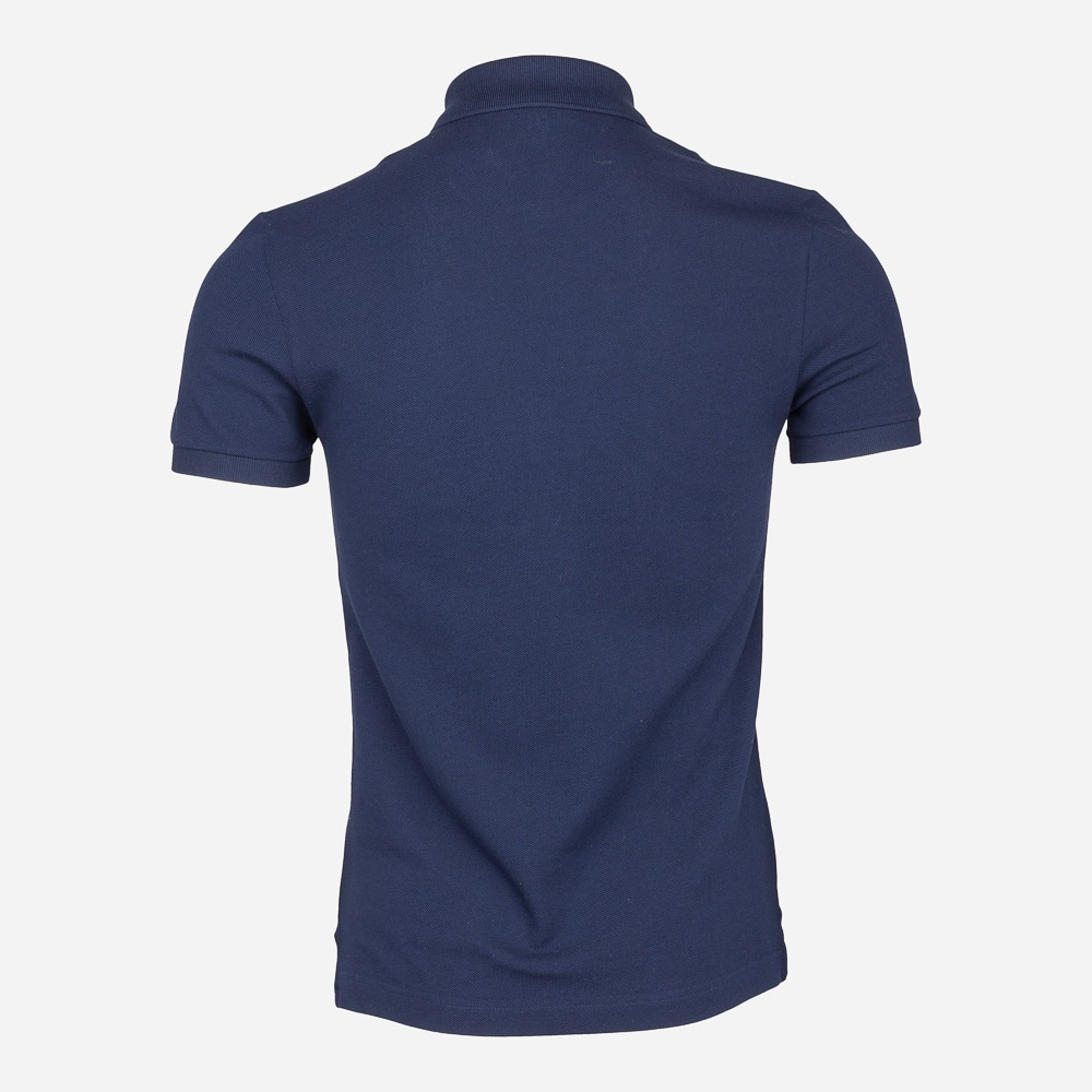 Slim Short Sleeve Piqué - Marine