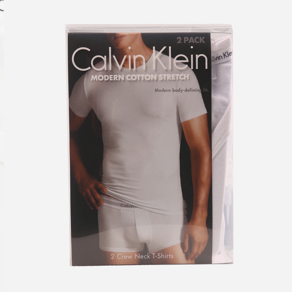 2 Pack Crewneck T-Shirt - White