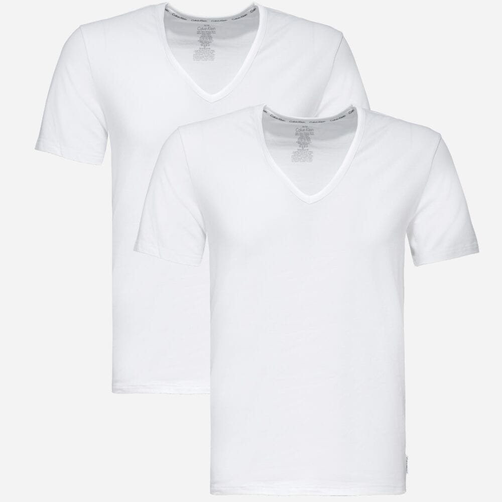 2 Pack V-Neck T-Shirt - White