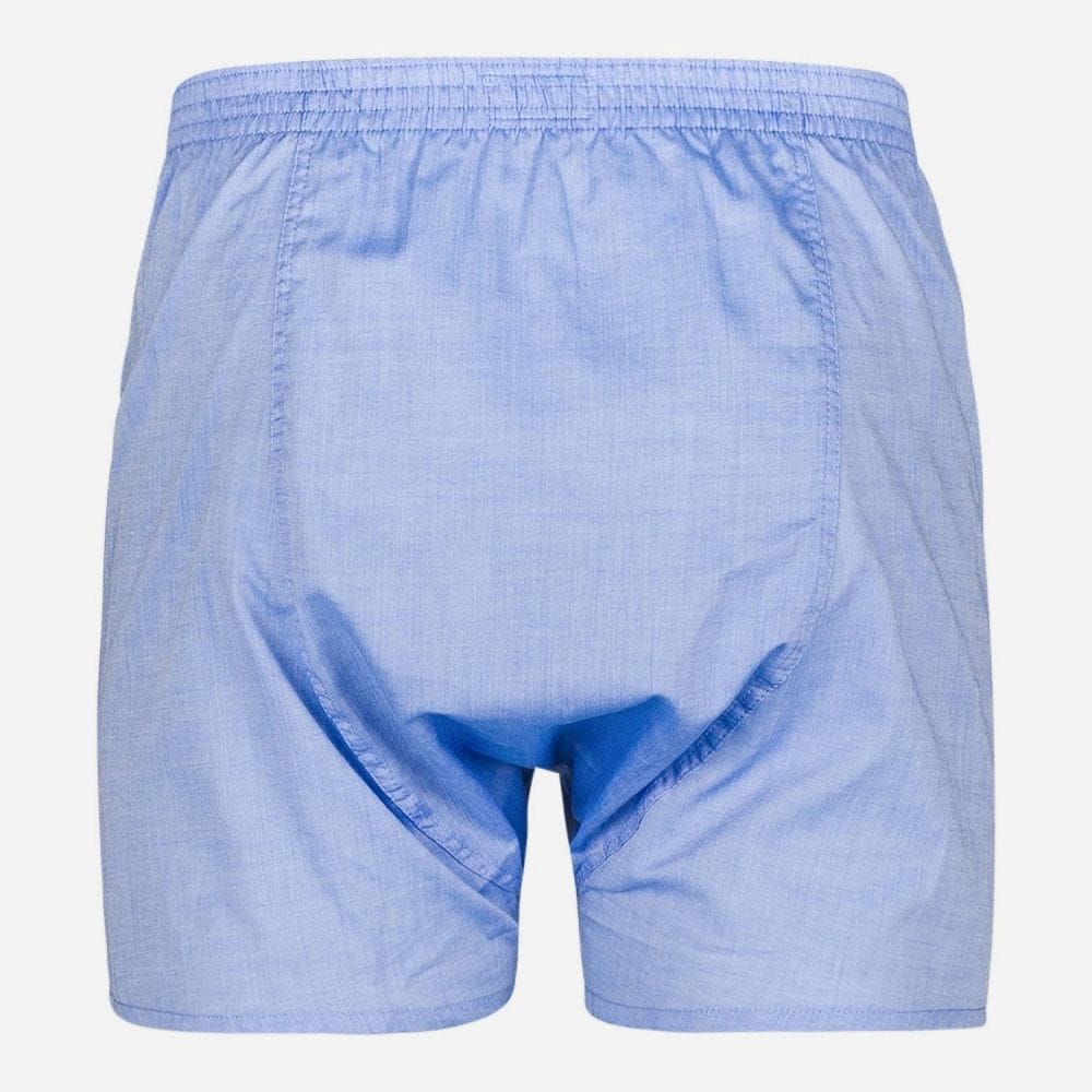 Classic Fit Cotton Boxer Shorts - Blue