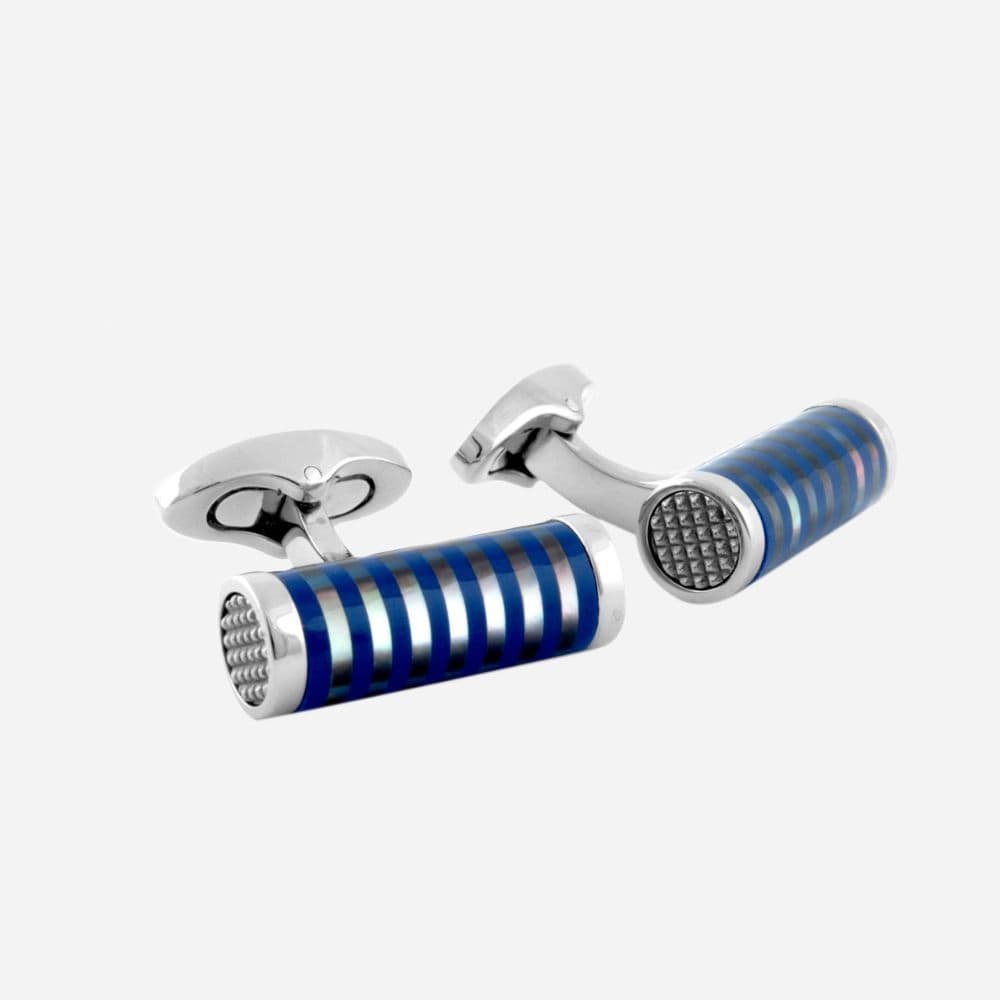 Cufflinks Titan Blue/Black Mop