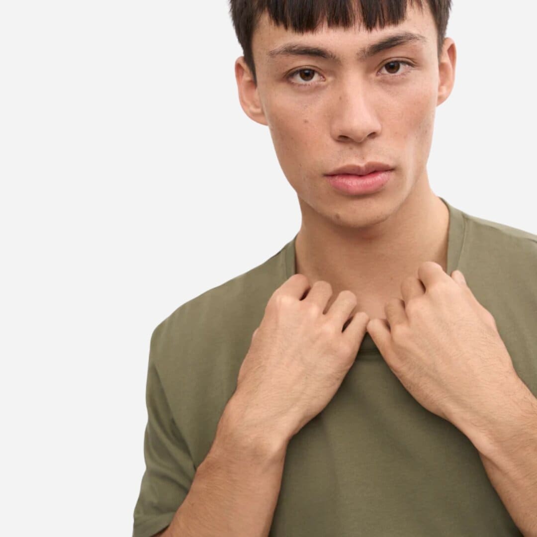 Classic Organic Tee - Dusty Olive