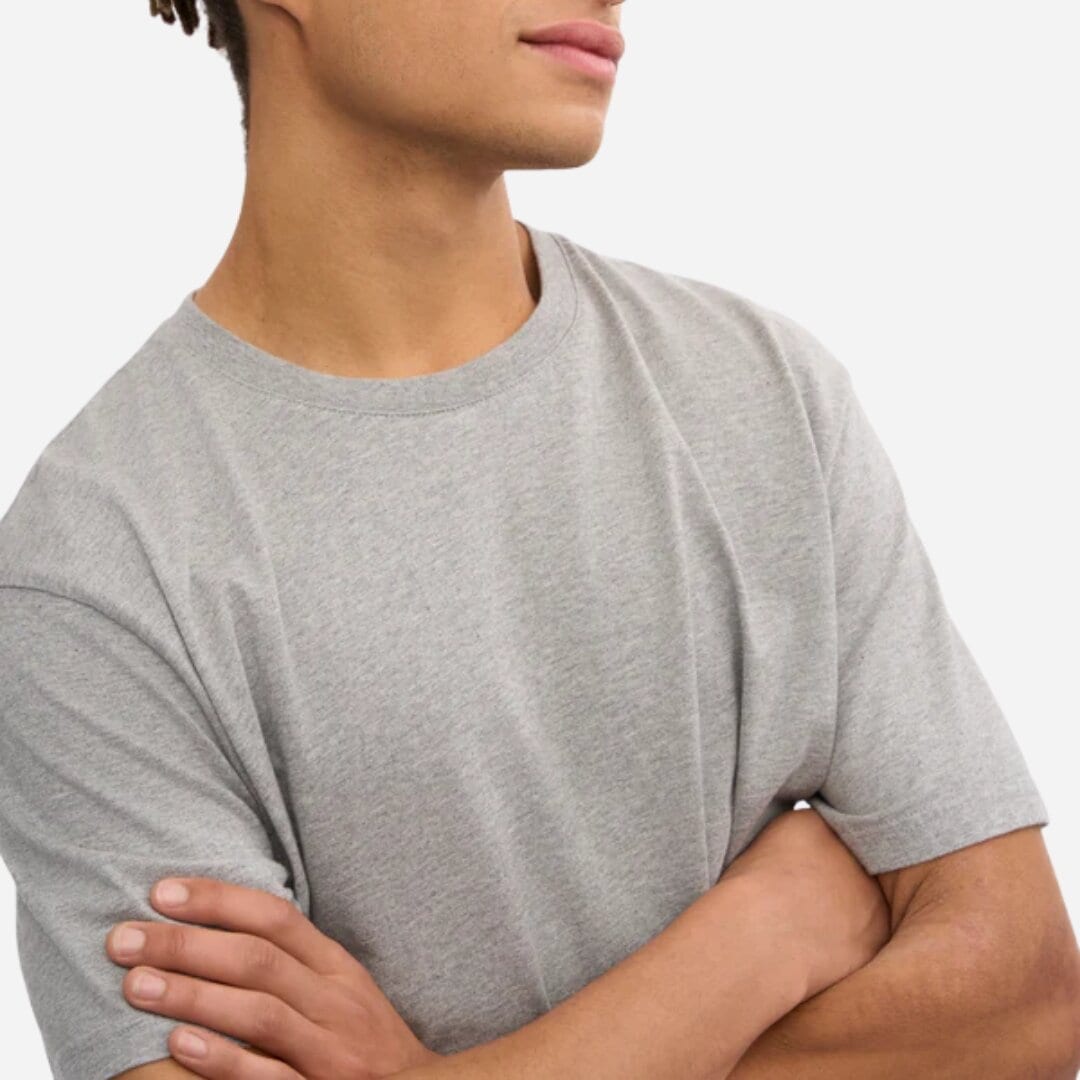 Classic Organic Tee - Heather Grey
