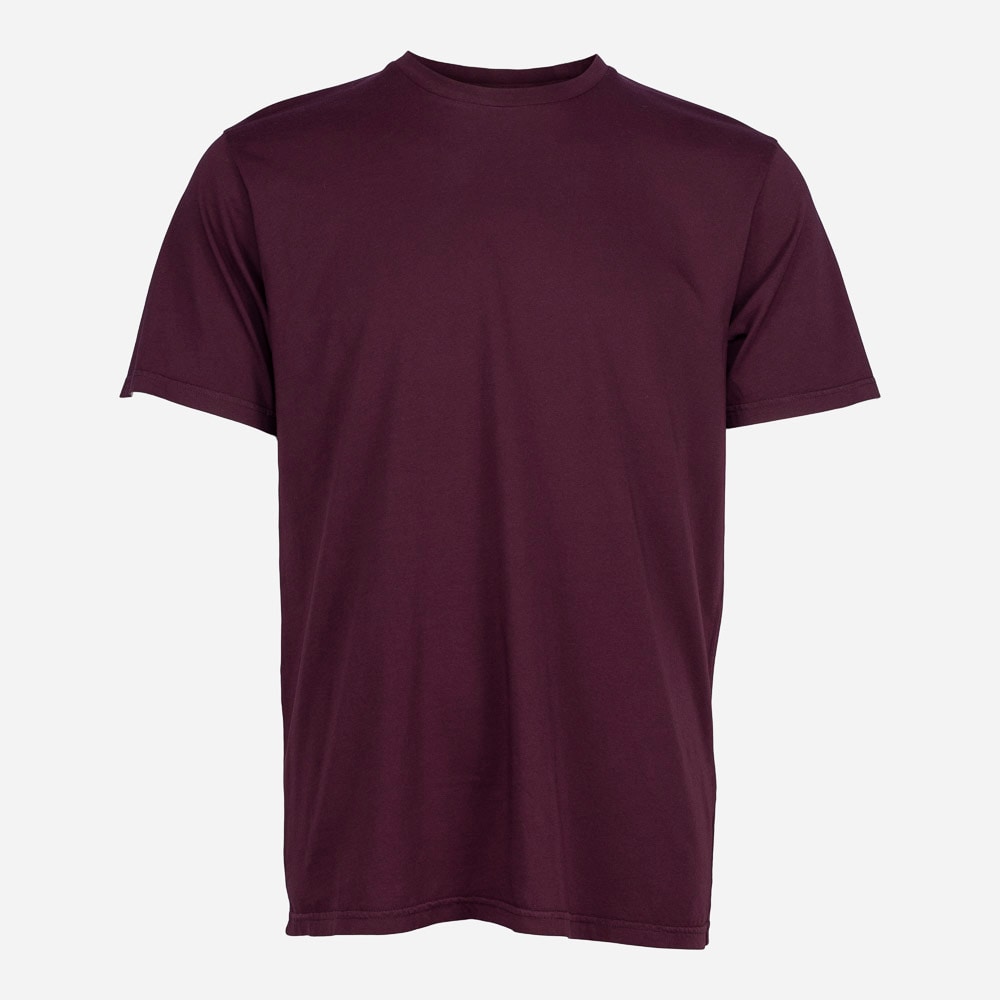 Classic Organic Tee - Oxblood Red