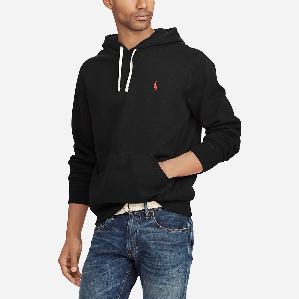 Polo Hoodie - Black