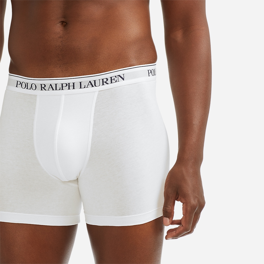 3 Pack Boxer Briefs - Grey/White/Black