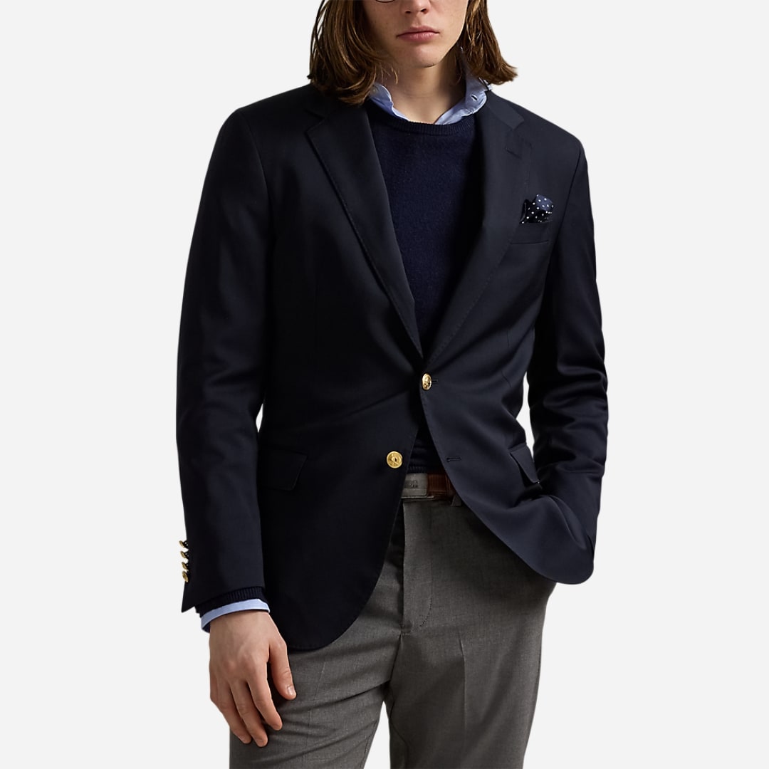 Polo Wool Twill Blazer - Navy