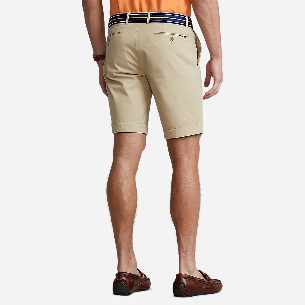 Stretch Slim Fit Chino Short - Classic Khaki