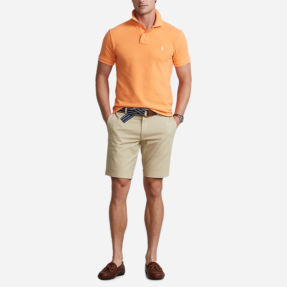 Stretch Slim Fit Chino Short - Classic Khaki