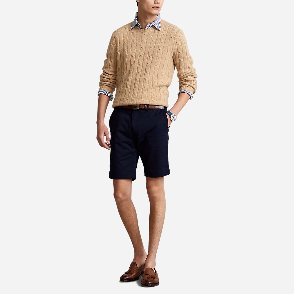 Stretch Slim Fit Chino Short - Aviator Navy