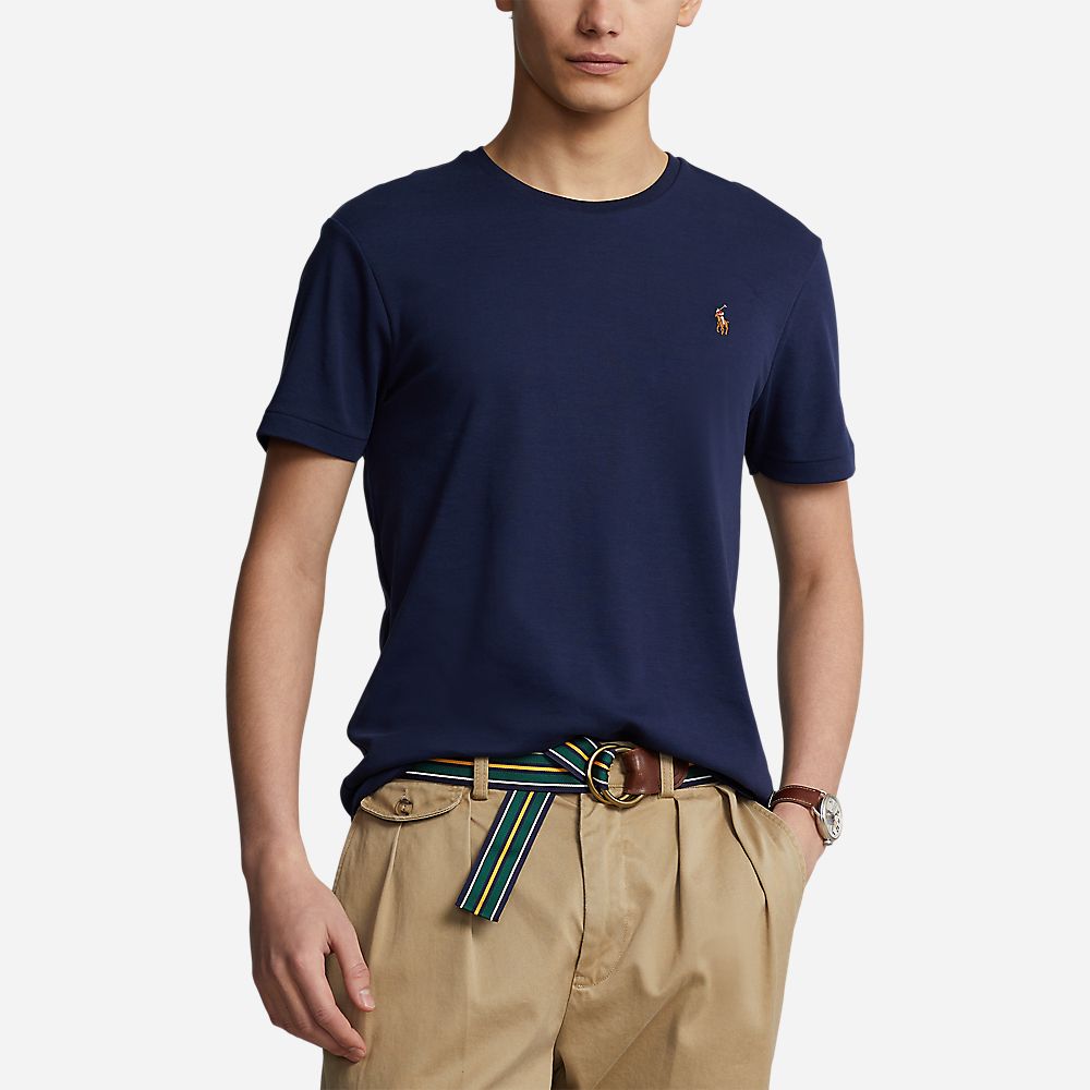 T-Shirt Ss Pima French Navy