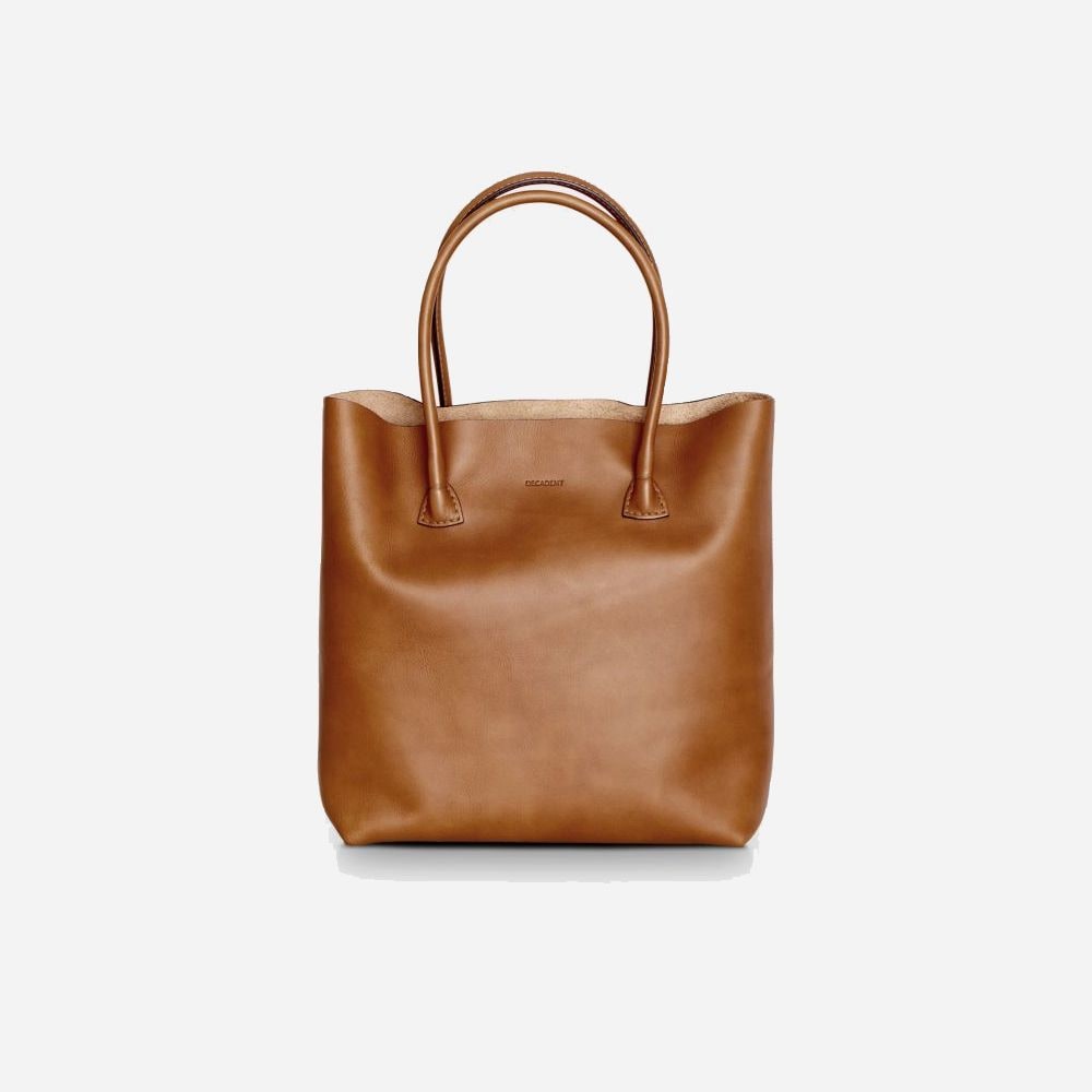 Elsa Plain Tote Cognac