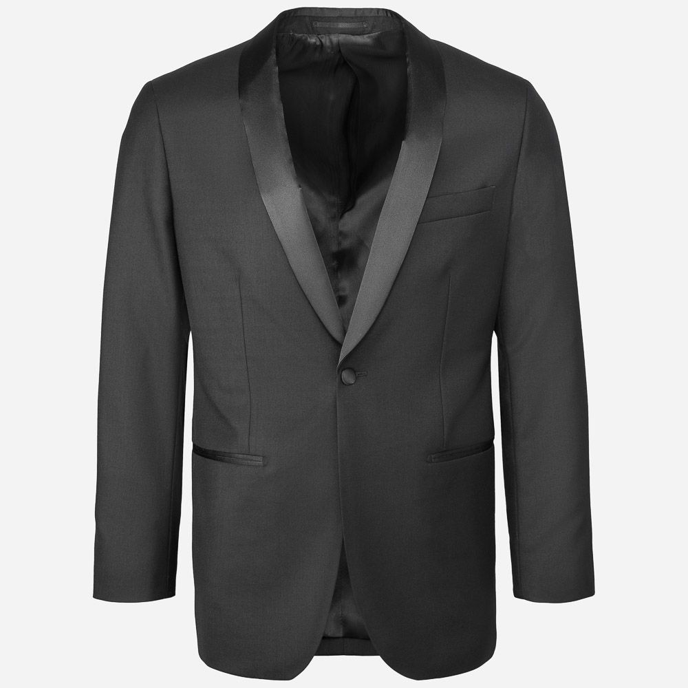 Tuxedo Shawl Collar - Black