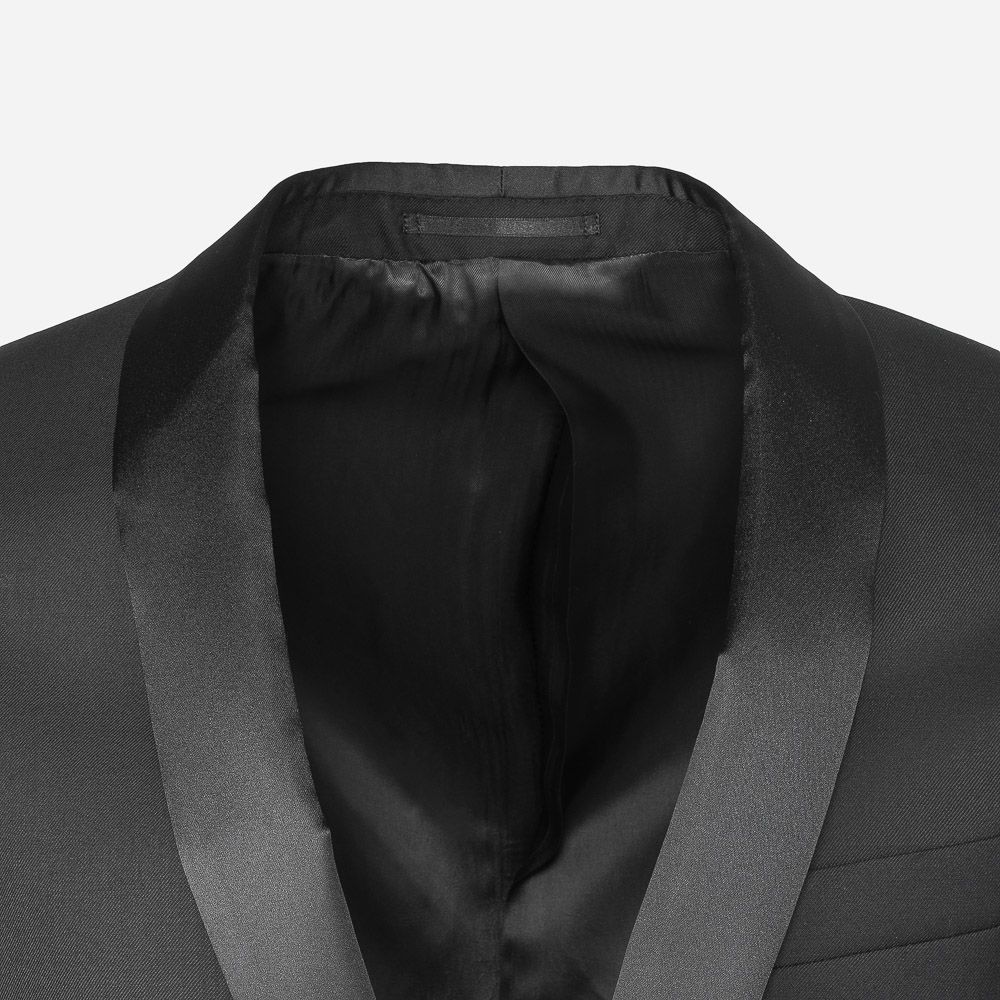 Tuxedo Shawl Collar - Black