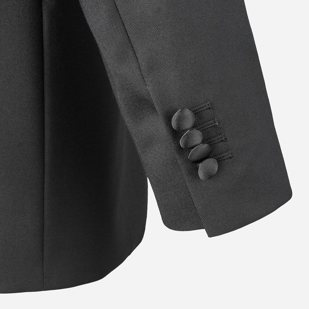 Tuxedo Shawl Collar - Black