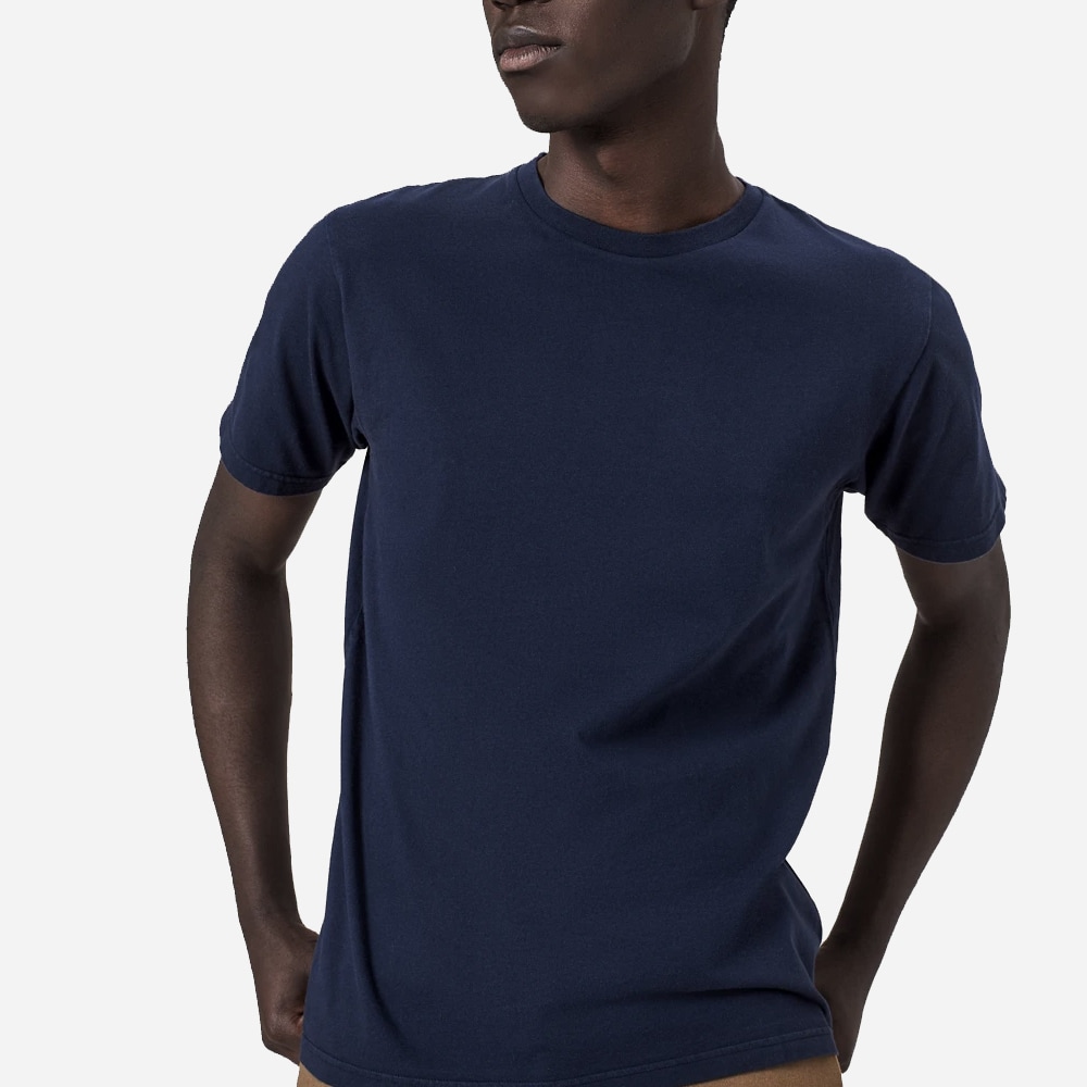 Classic Organic Tee - Navy Blue