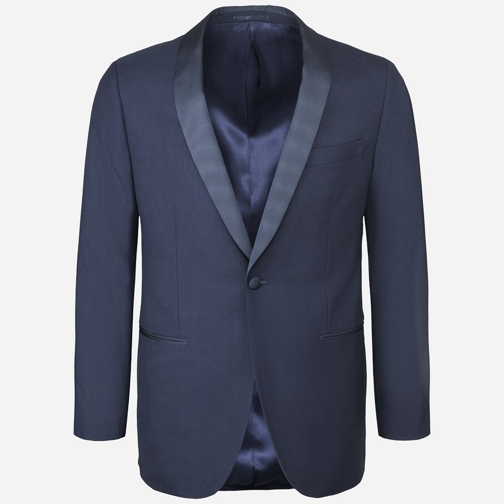 Tuxedo Shawl Collar - Midnight Blue