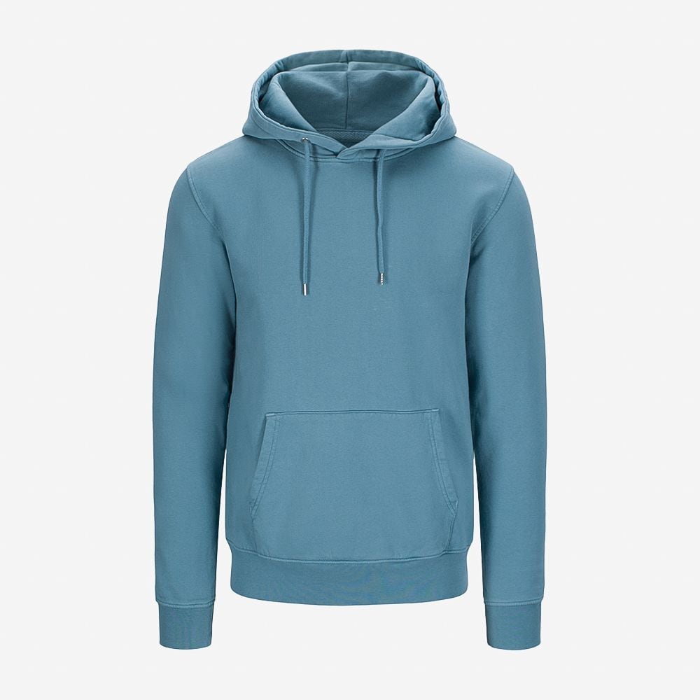 Classic Org Hoodie Stone Blue