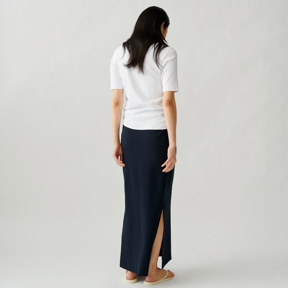 Marianne  Rib Tee - White