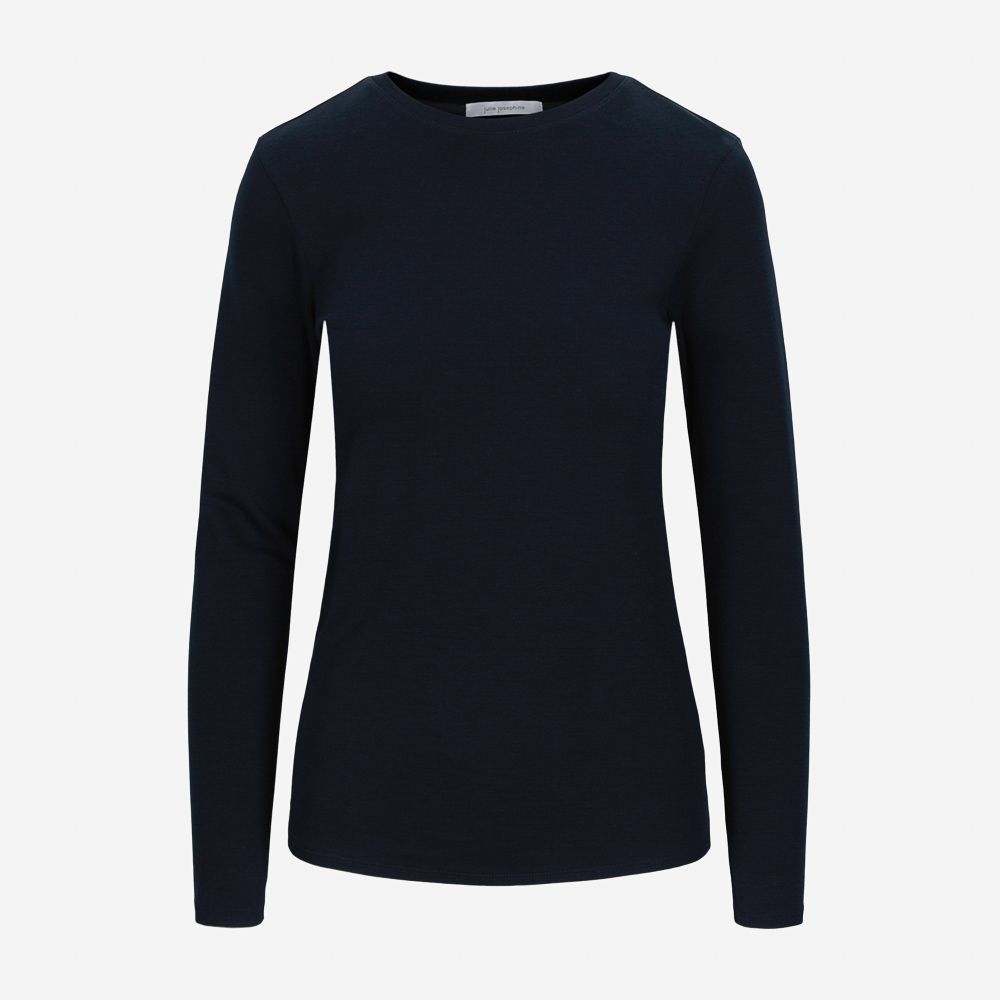 Roundneck Longsleeve - Dark Navy