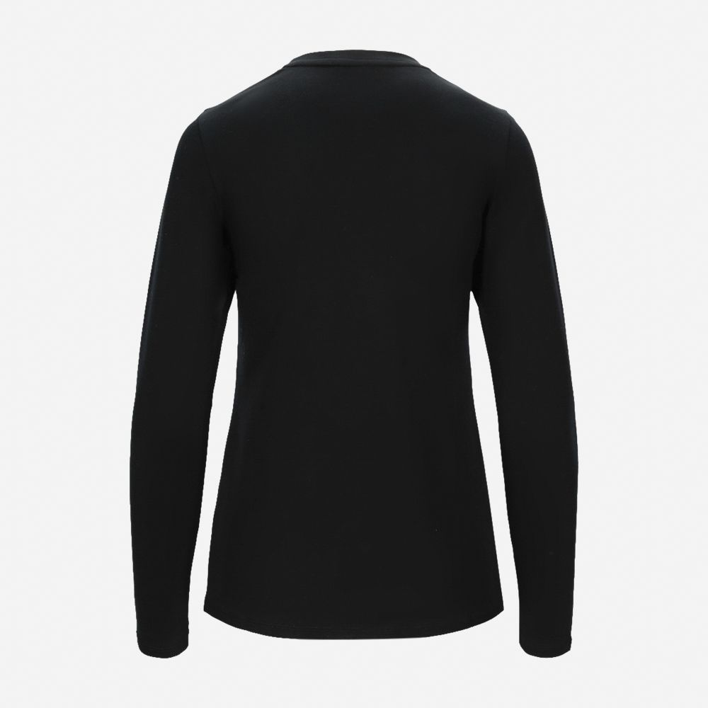 Roundneck Longsleeve - Black