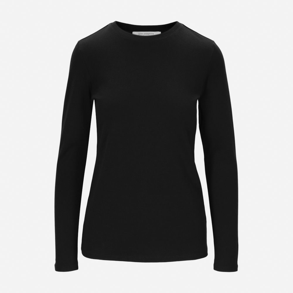 Roundneck Longsleeve - Black