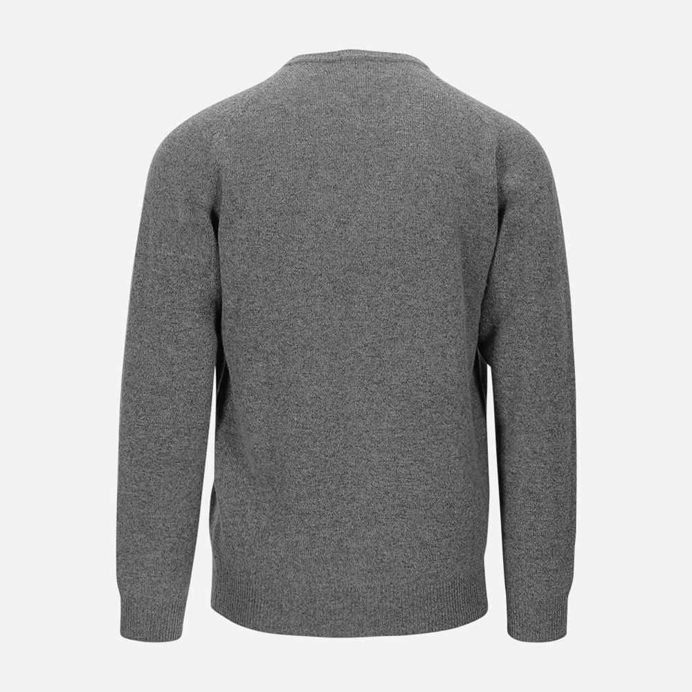 V-Neck Lambswool - Grey Mix