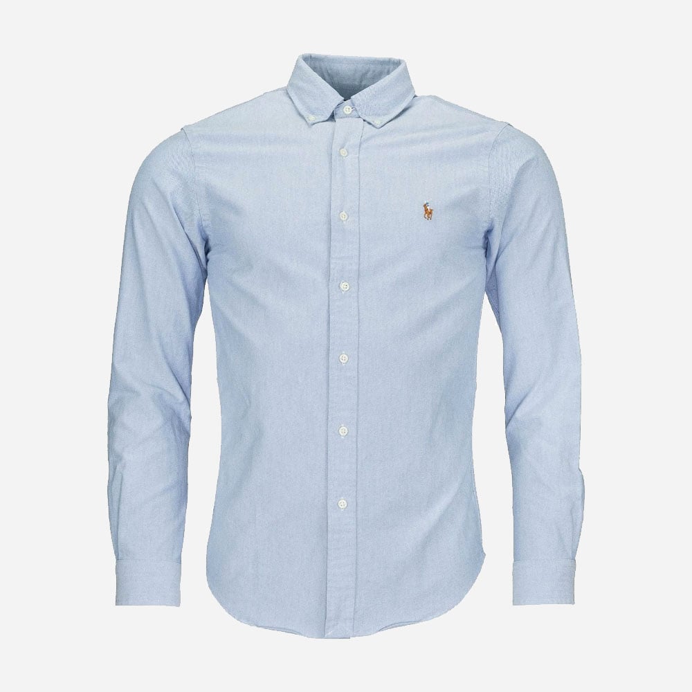 Custom Fit Oxford Shirt - Blue