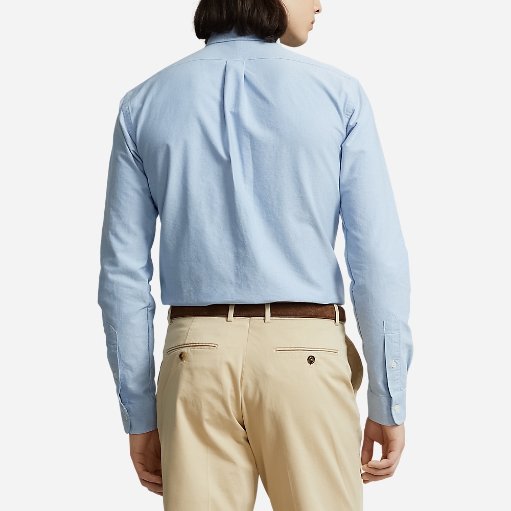 Custom Fit Oxford Shirt - Blue