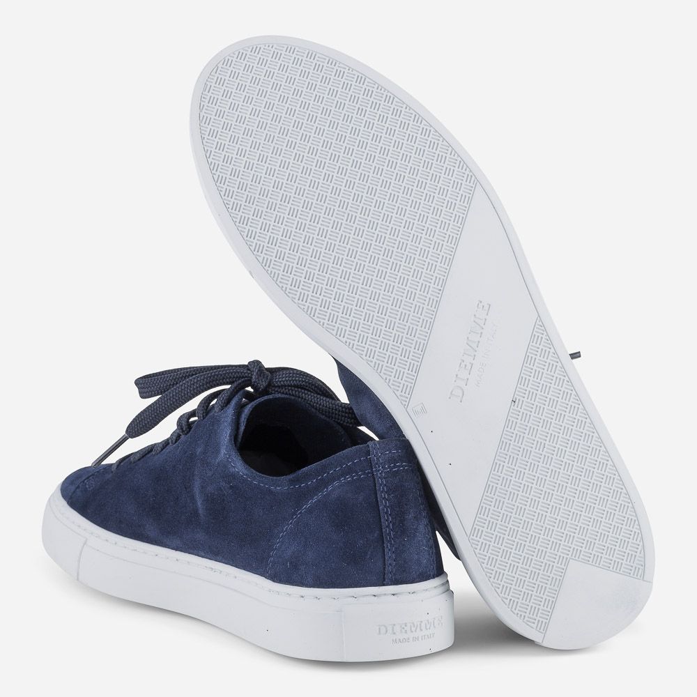 Loria Low Navy Suede