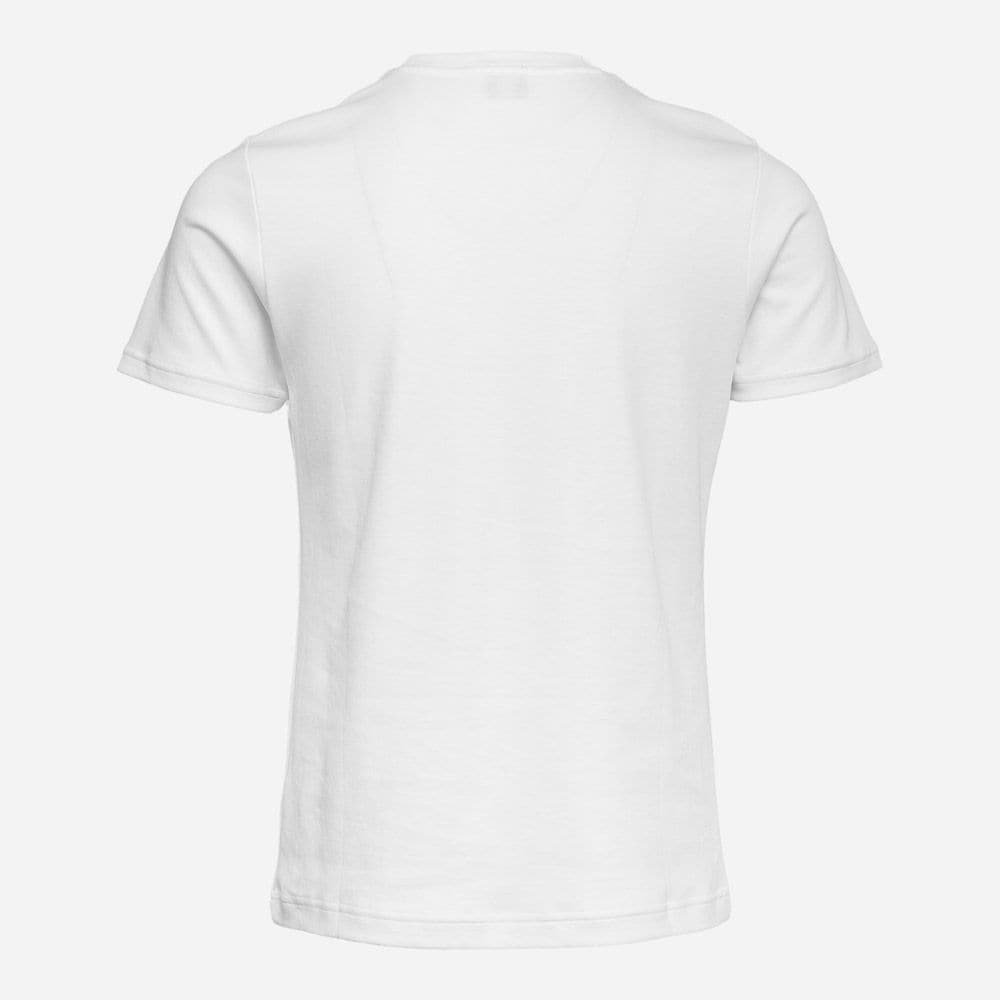 Roundneck Cotton Jersey Tee Men - White