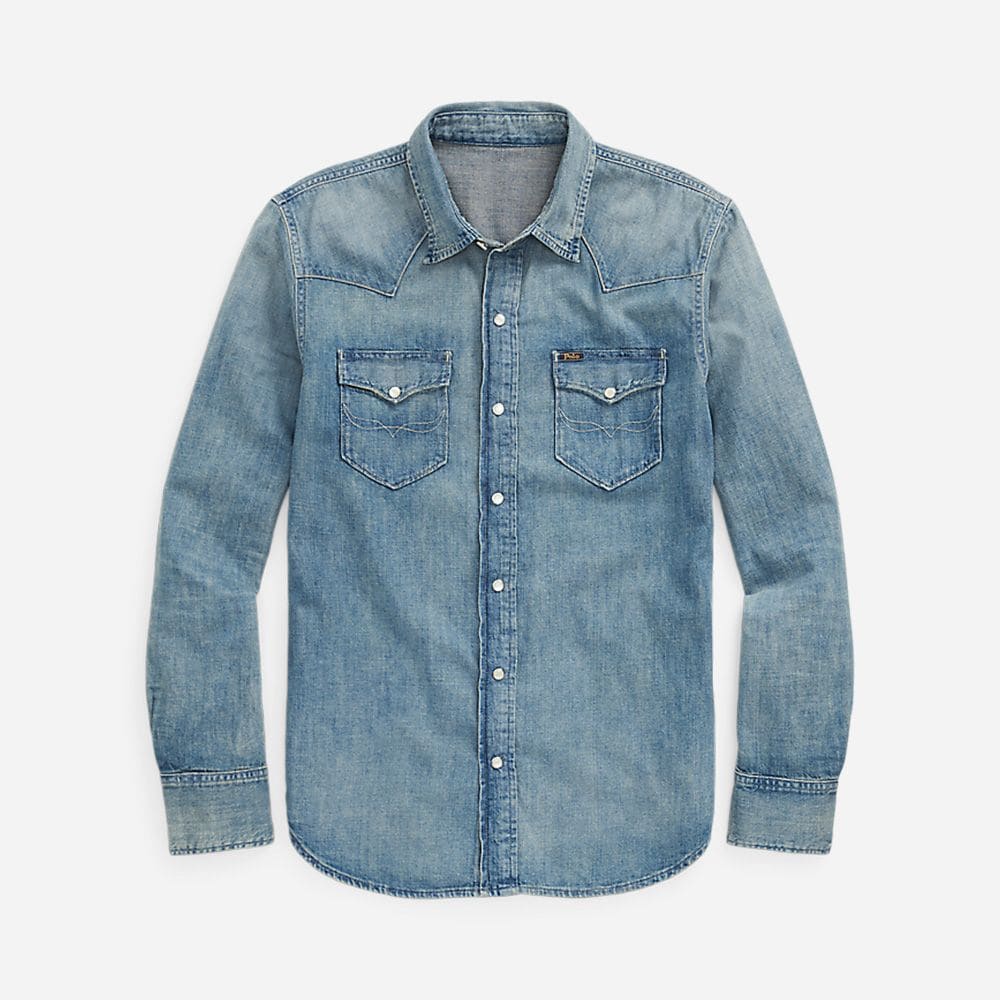 Rl Icon Long Sleeve Sport Shirt - Rl Western