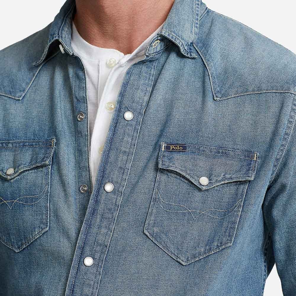 Rl Icon Long Sleeve Sport Shirt - Rl Western